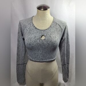 Gymshark Fleur Texture Long Sleeve Crop- Womens size small